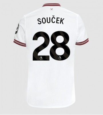 West Ham United Tomas Soucek #28 Replika Udebanetrøje 2023-24 Kortærmet